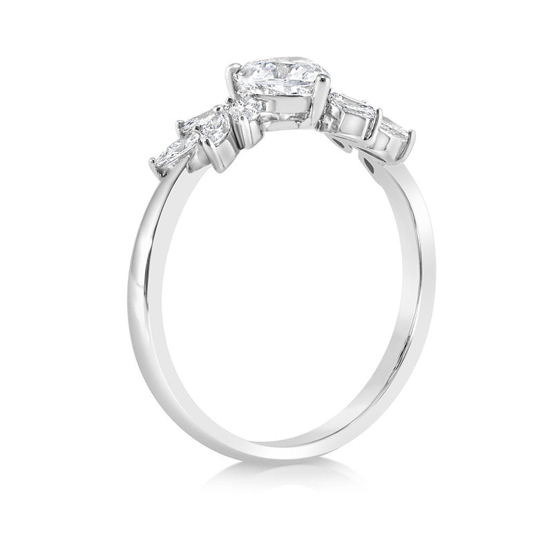 Lab grown Diamond 18K ring setting