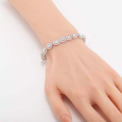 Lab-grown Diamonds Bracelet 7.93 ctw