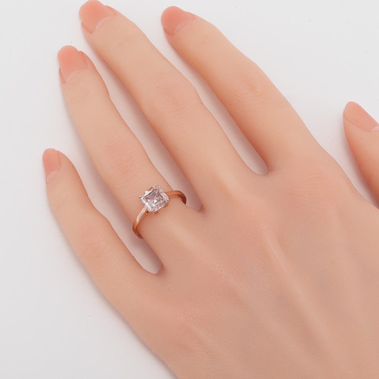 Fancy Pink Lab-grown Diamond Ring 2.36 ctw