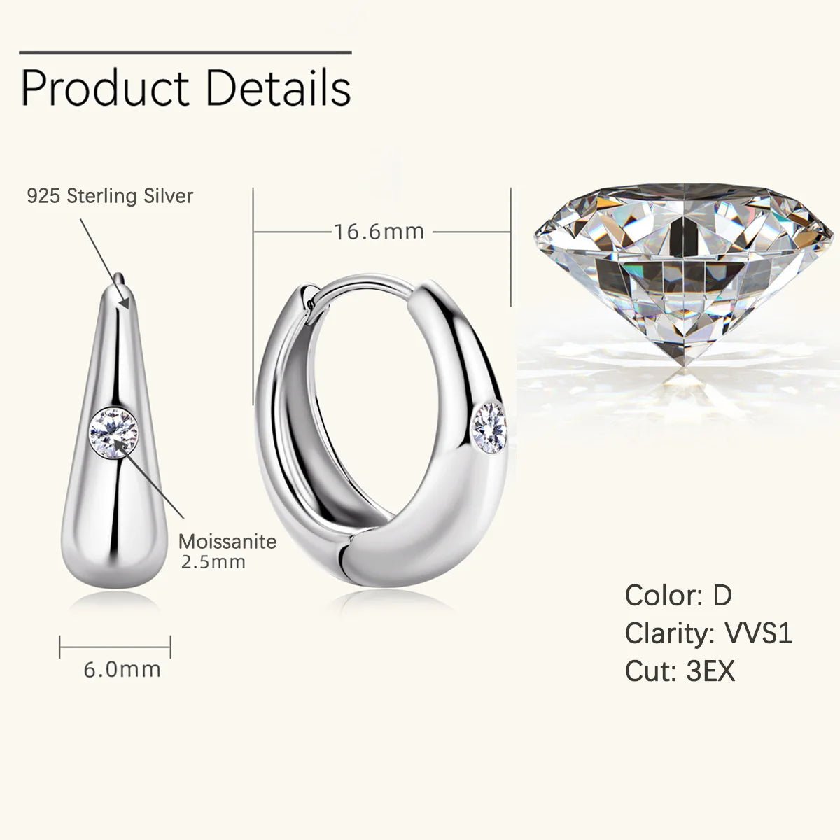 925 Silver Moissanite Diamonds Women Party Best Quality Birthday Gift Designer Style Fine Jewelry - Lotus Diamond