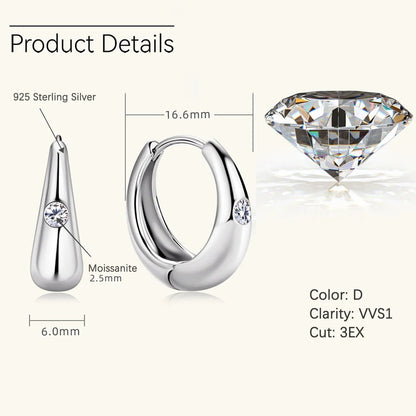 925 Silver Moissanite Diamonds Women Party Best Quality Birthday Gift Designer Style Fine Jewelry - Lotus Diamond