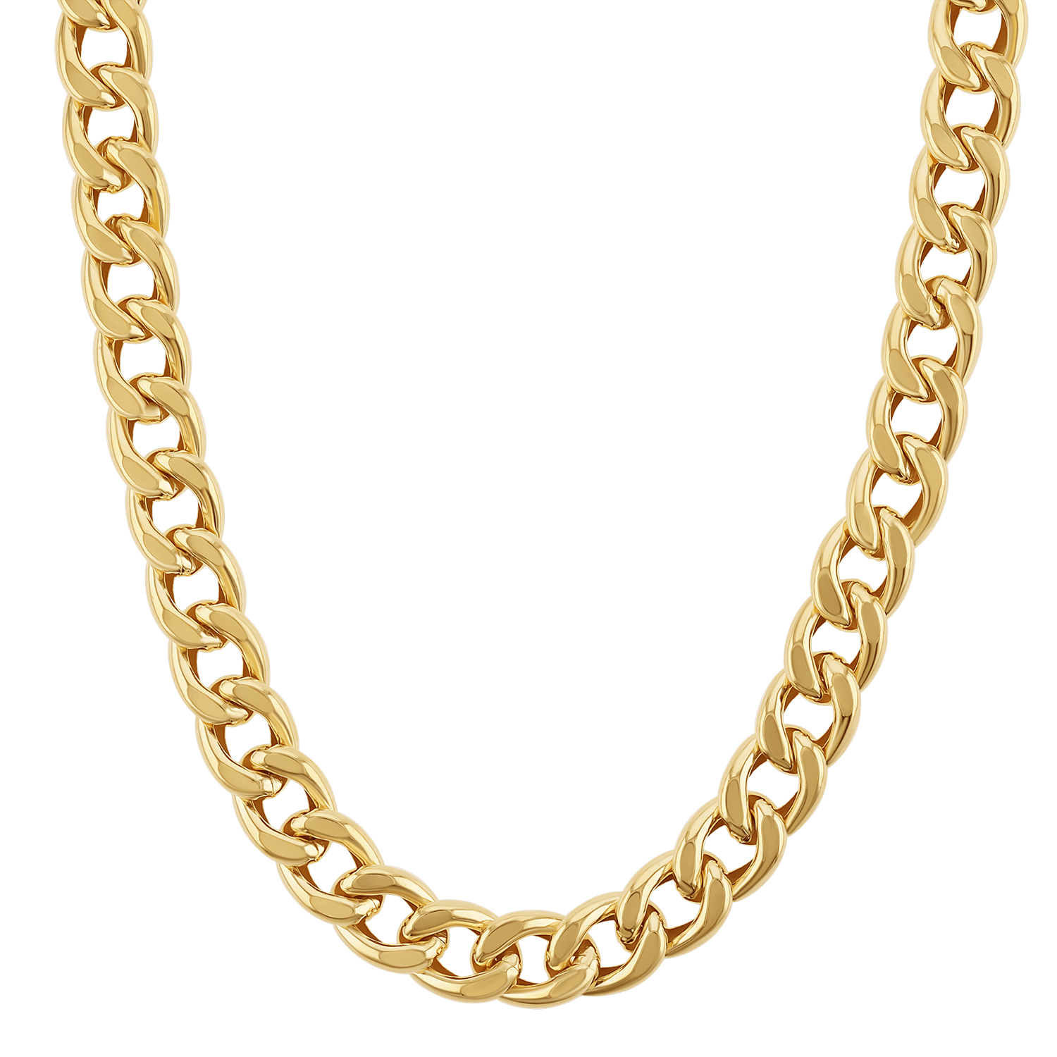 9mm Miami Cuban Link Chain Necklace - Lotus Diamond