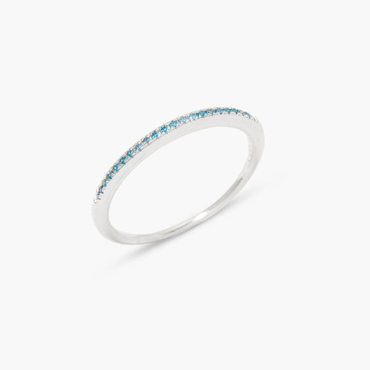Ariana Silver Birthstone Ring