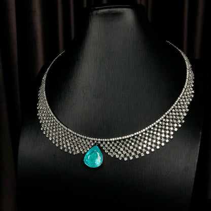 Collectable Paraiba diamond Necklace