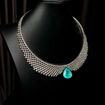 Collectable Paraiba diamond Necklace