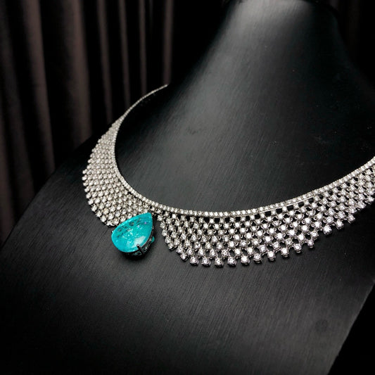 Collectable Paraiba diamond Necklace