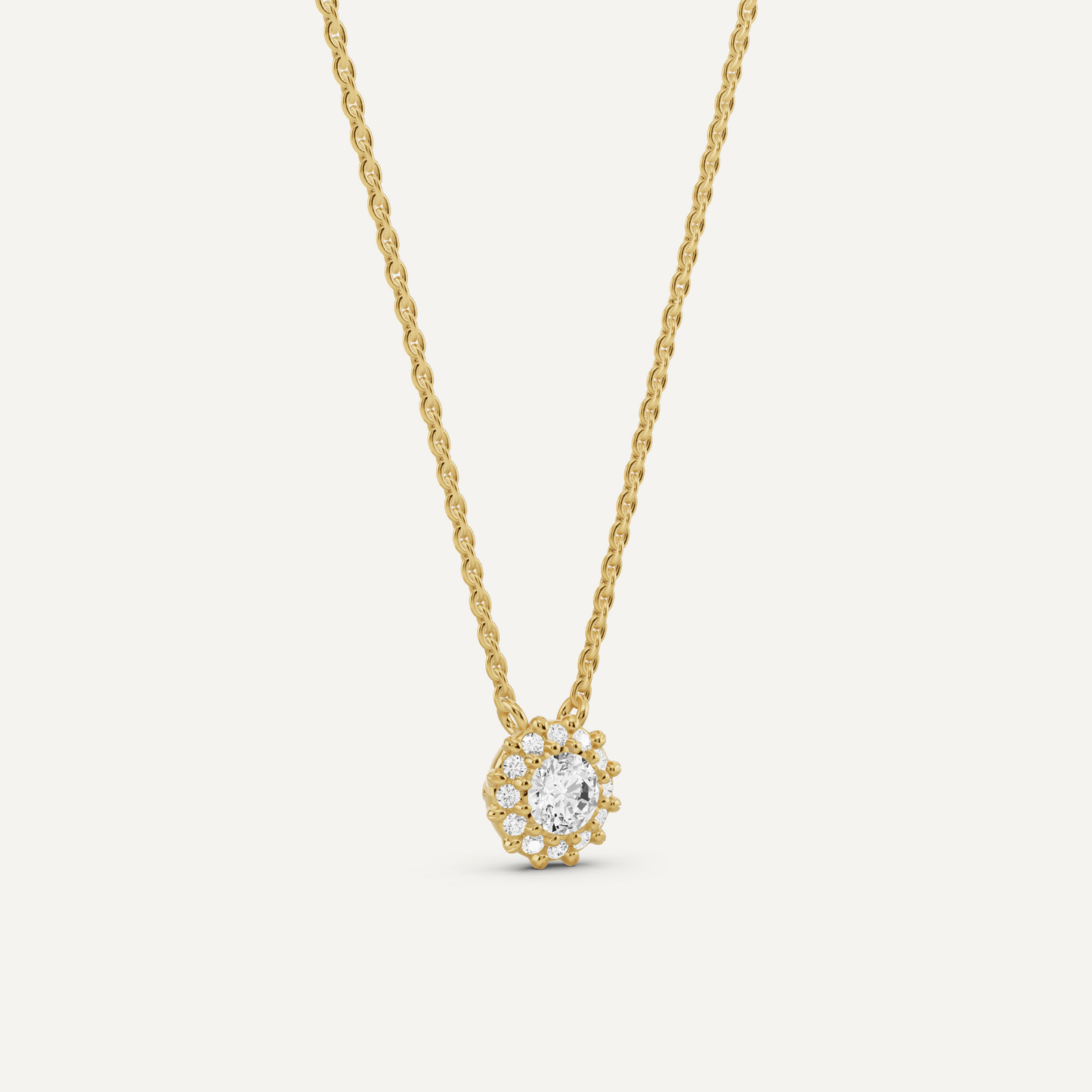 1/2 ctw Round Diamond Halo Fashion Pendant