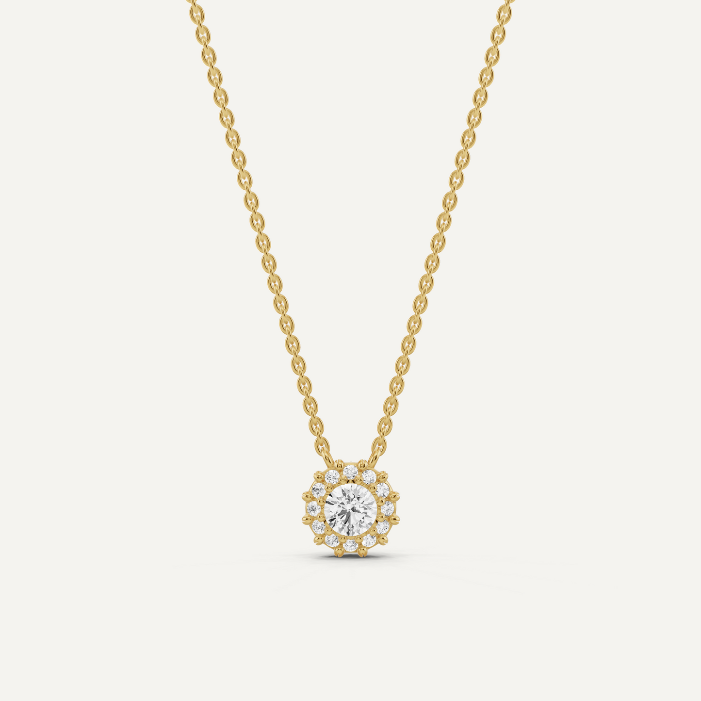 1/2 ctw Round Diamond Halo Fashion Pendant