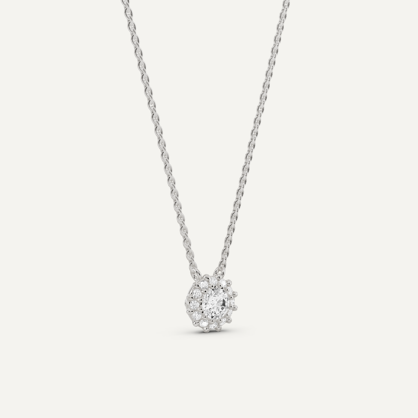 1/2 ctw Round Diamond Halo Fashion Pendant