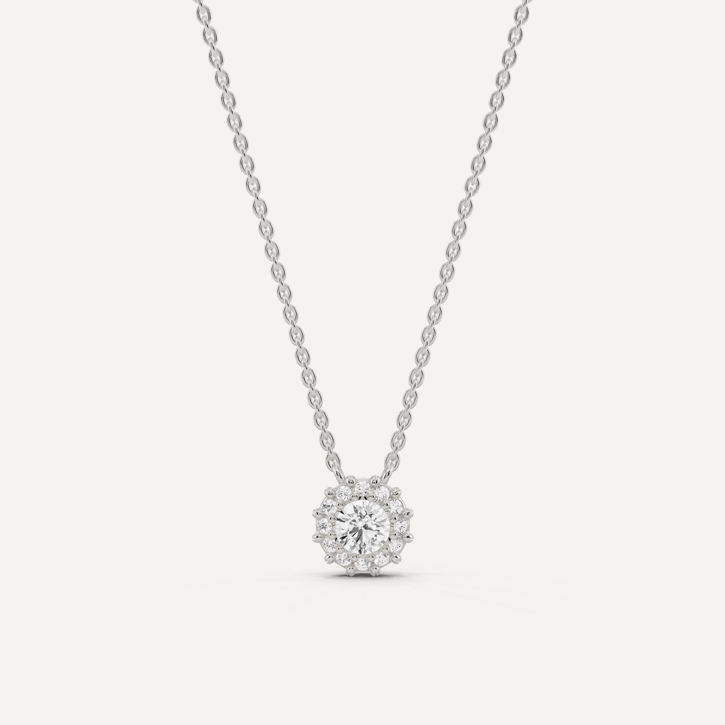 1/2 ctw Round Diamond Halo Fashion Pendant
