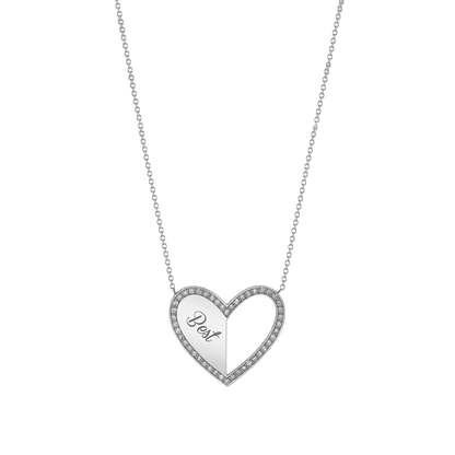 Kids Best Friend Heart Necklaces (Set of 2)