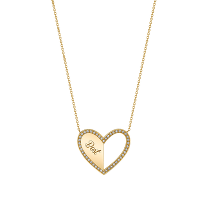 Kids Best Friend Heart Necklaces (Set of 2)