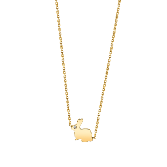 Kids Dainty Bunny Rabbit Necklace