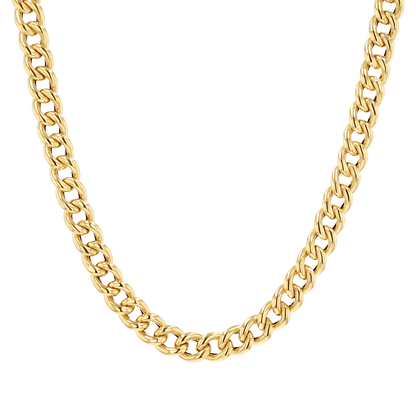 14K Grand Cuban Curb Link Necklace