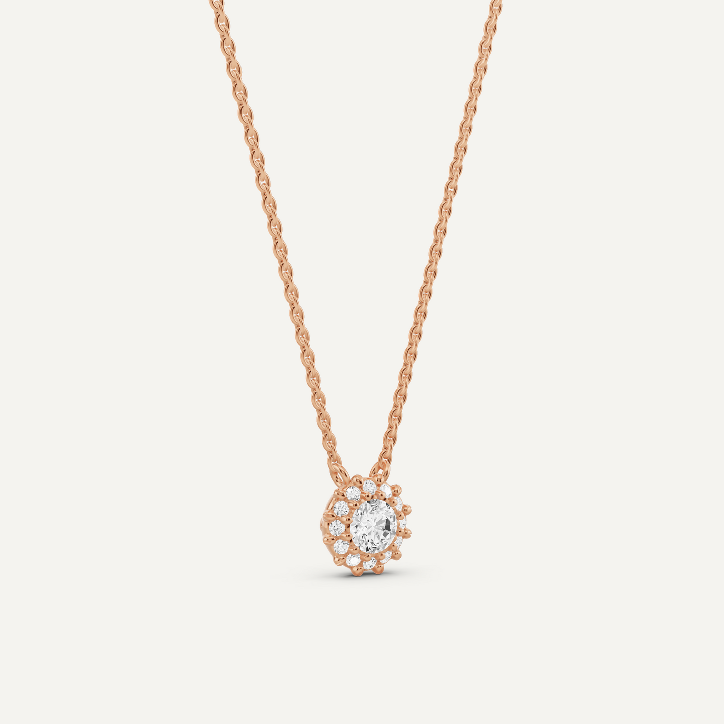 1/2 ctw Round Diamond Halo Fashion Pendant