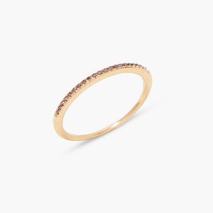 Ariana Gold Birthstone Ring - Lotus Diamond