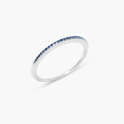 Ariana Silver Birthstone Ring - Lotus Diamond