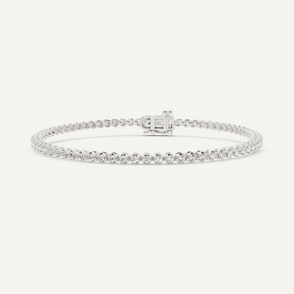Best Value - 1 ctw Round Diamond Petite Tennis Bracelet - Lotus Diamond
