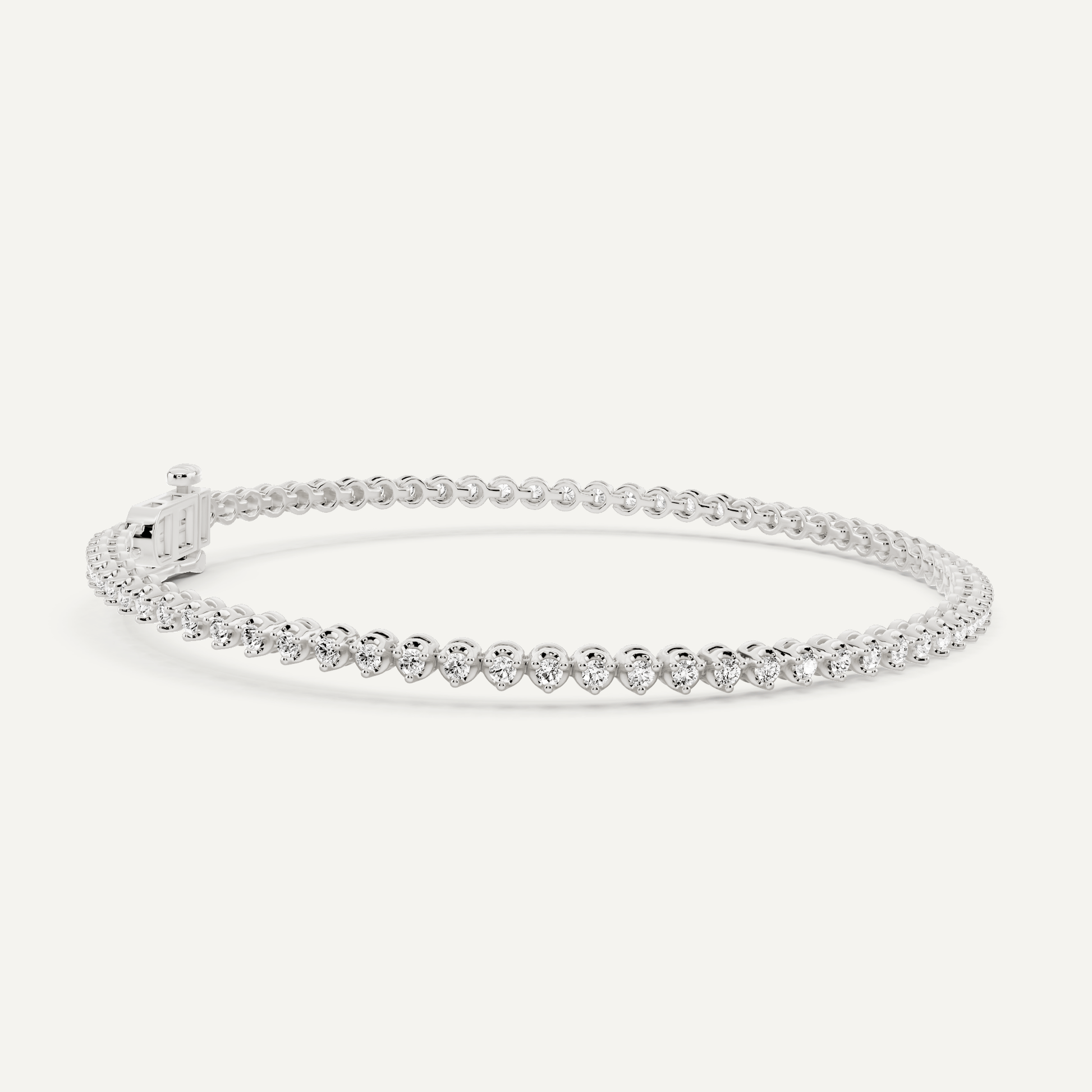 Best Value - 1 ctw Round Diamond Petite Tennis Bracelet - Lotus Diamond