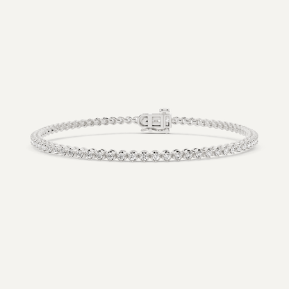 Best Value - 1 ctw Round Diamond Petite Tennis Bracelet - Lotus Diamond