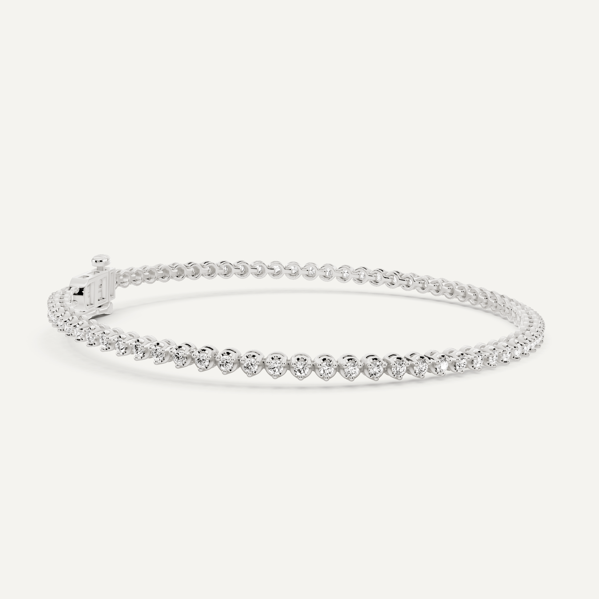 Best Value - 1 ctw Round Diamond Petite Tennis Bracelet - Lotus Diamond