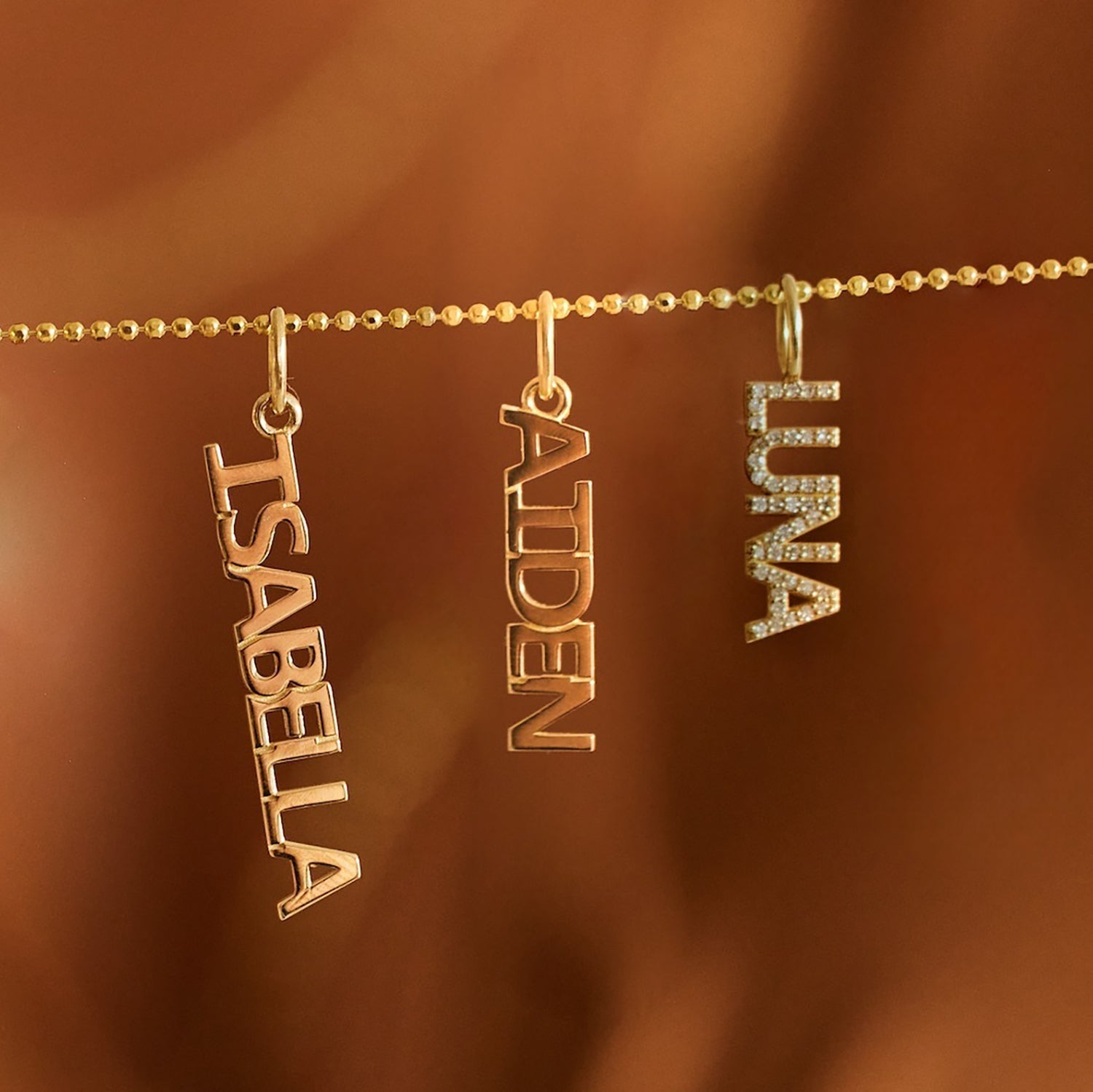 Block Name Charm - Lotus Diamond