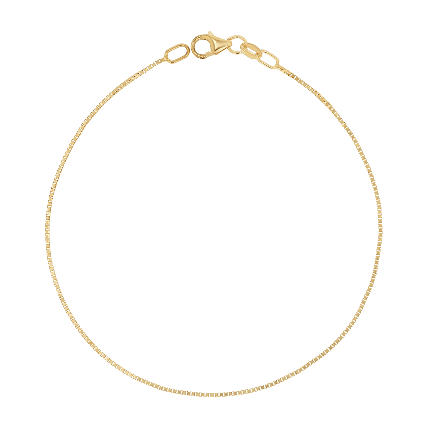 Box Chain Bracelet - Lotus Diamond