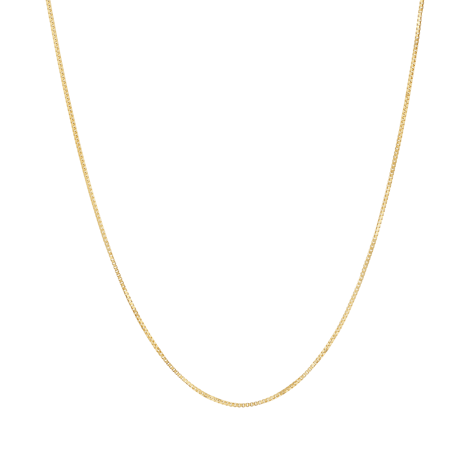 Box Chain Necklace - Lotus Diamond