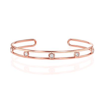 Bubble Diamond Cuff - Lotus Diamond