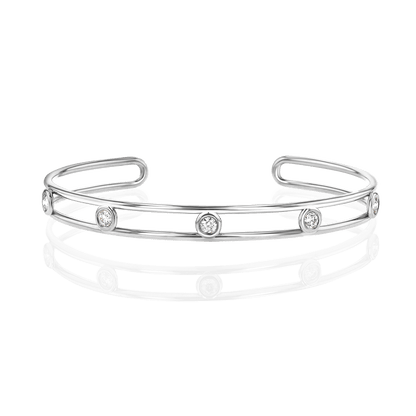 Bubble Diamond Cuff - Lotus Diamond