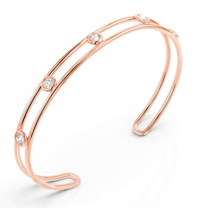Bubble Diamond Cuff - Lotus Diamond