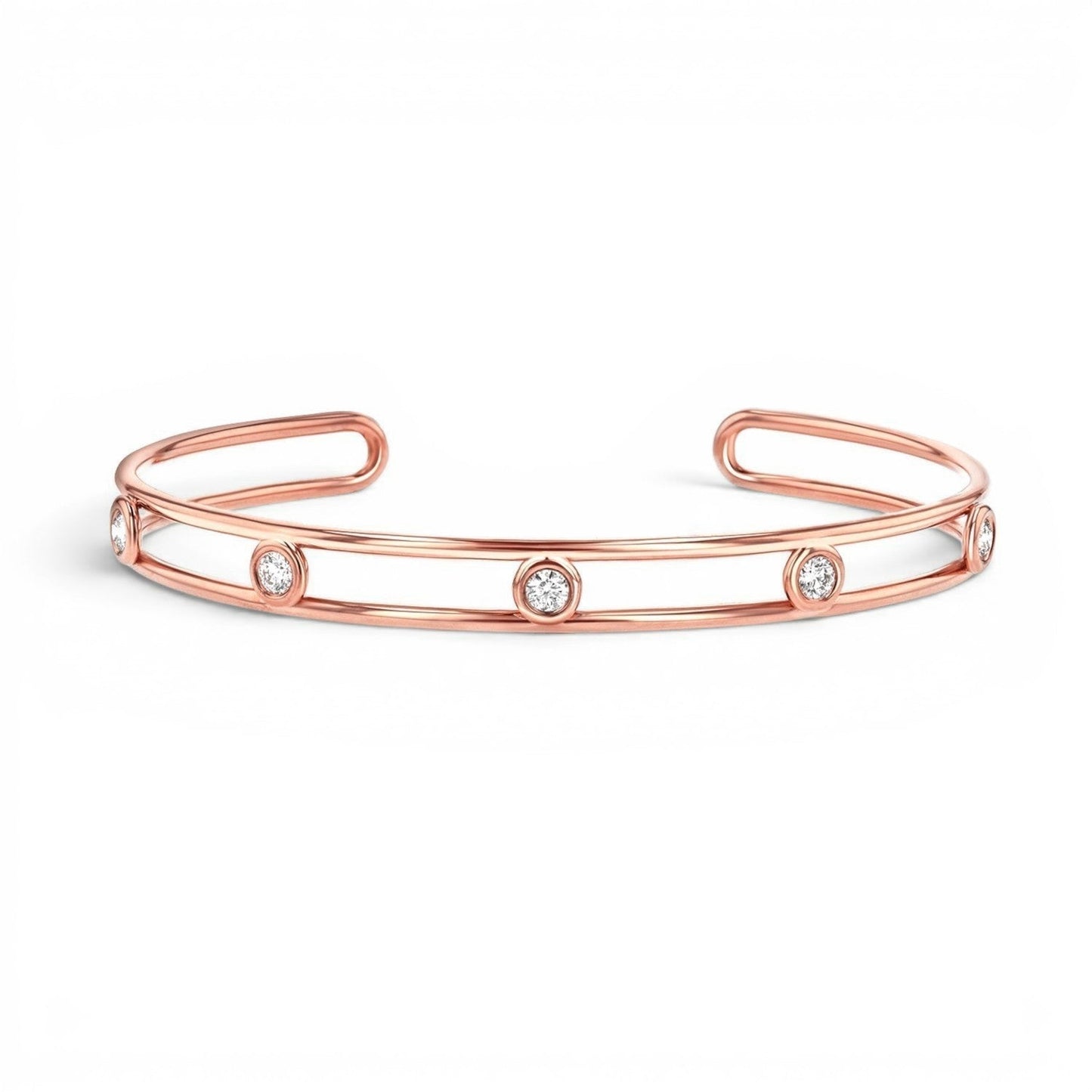 Bubble Diamond Cuff - Lotus Diamond