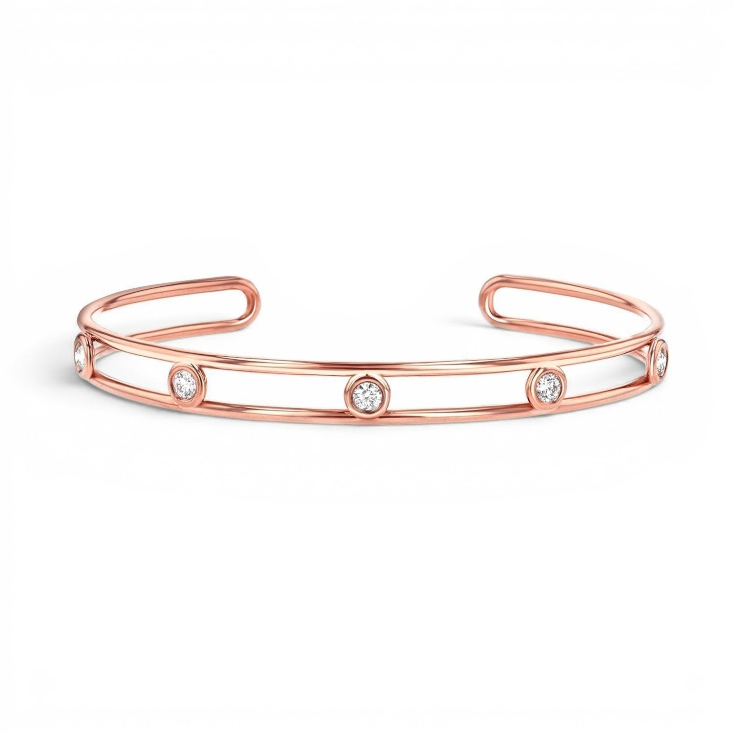 Bubble Diamond Cuff - Lotus Diamond