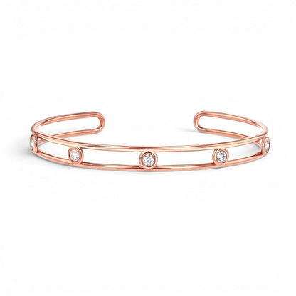 Bubble Diamond Cuff - Lotus Diamond