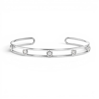Bubble Diamond Cuff - Lotus Diamond