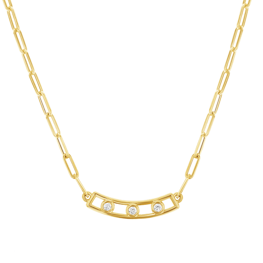 Bubble Diamond Necklace - Lotus Diamond