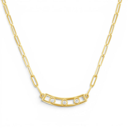Bubble Diamond Necklace - Lotus Diamond