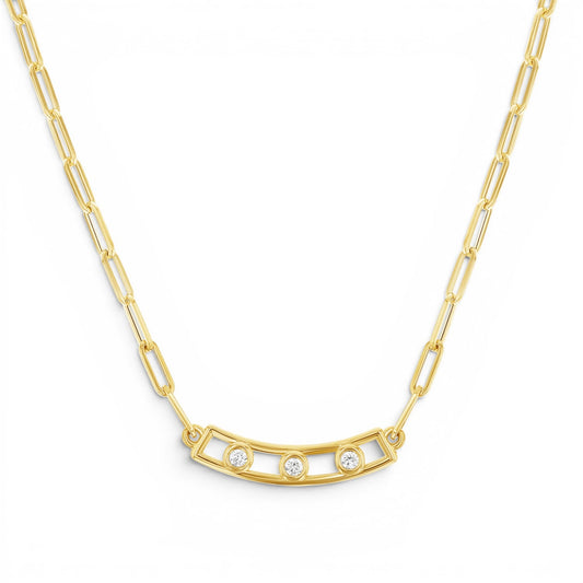 Bubble Diamond Necklace - Lotus Diamond