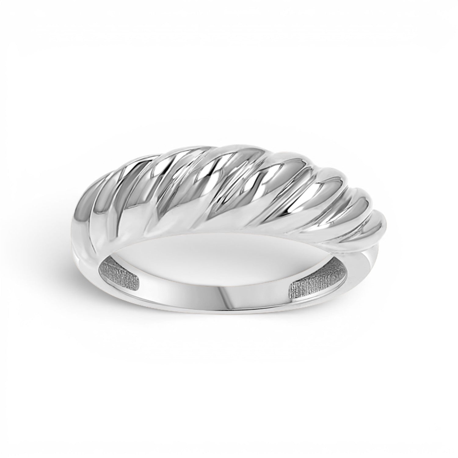 Celine Croissant Ring - Lotus Diamond