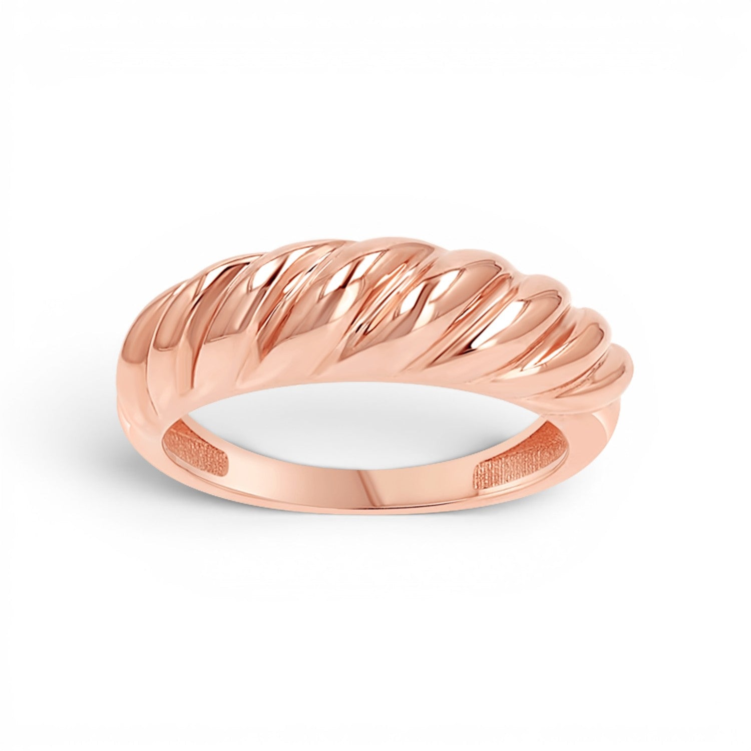 Celine Croissant Ring - Lotus Diamond