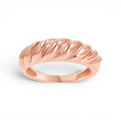 Celine Croissant Ring - Lotus Diamond