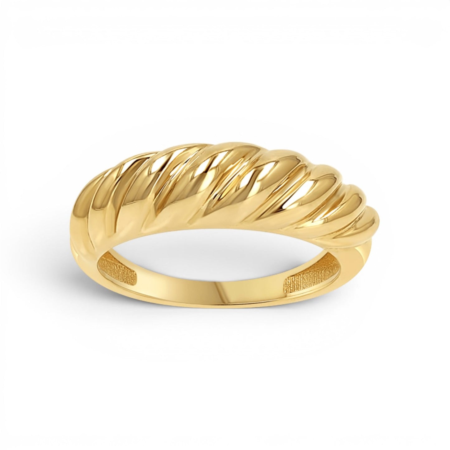 Celine Croissant Ring - Lotus Diamond