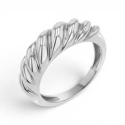 Celine Croissant Ring - Lotus Diamond