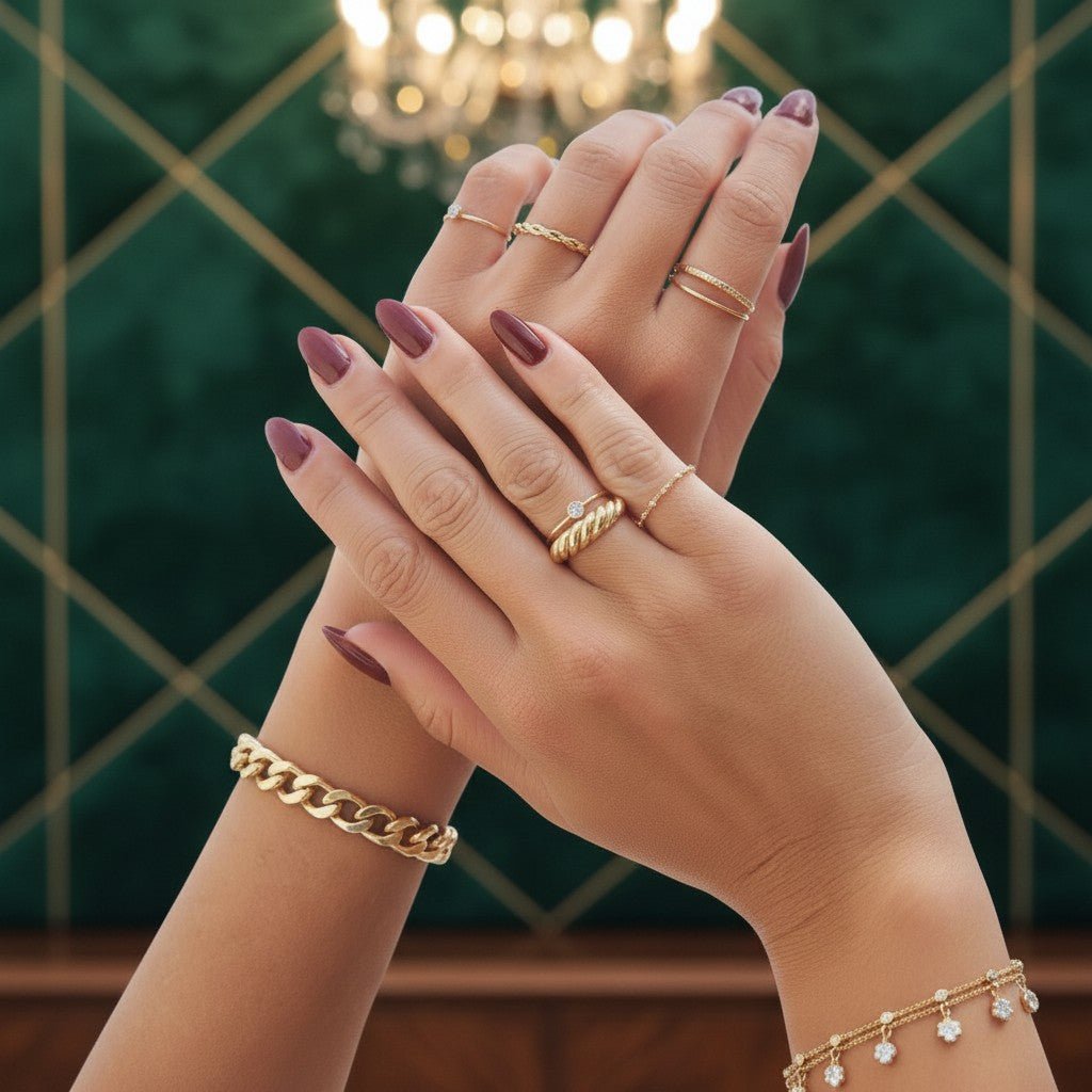 Celine Croissant Ring - Lotus Diamond