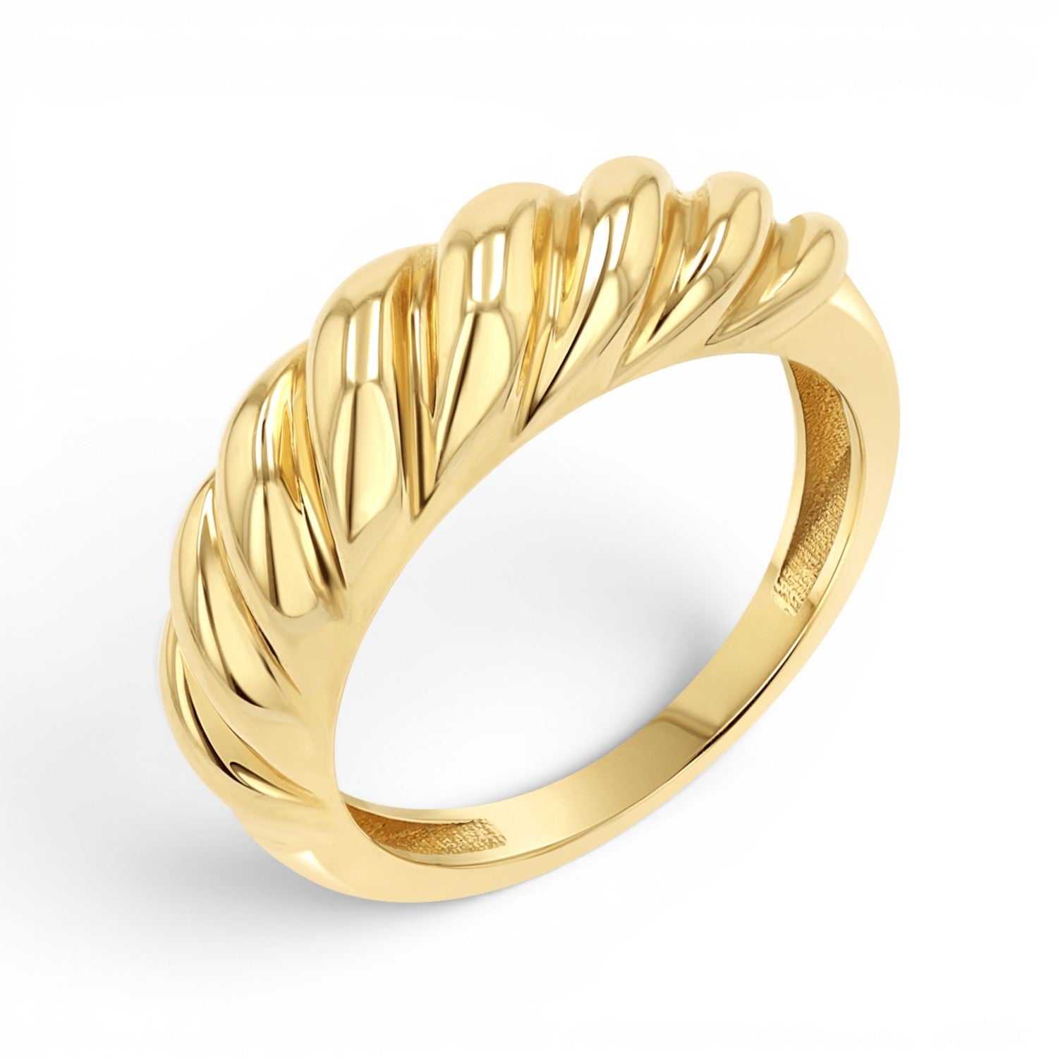 Celine Croissant Ring - Lotus Diamond