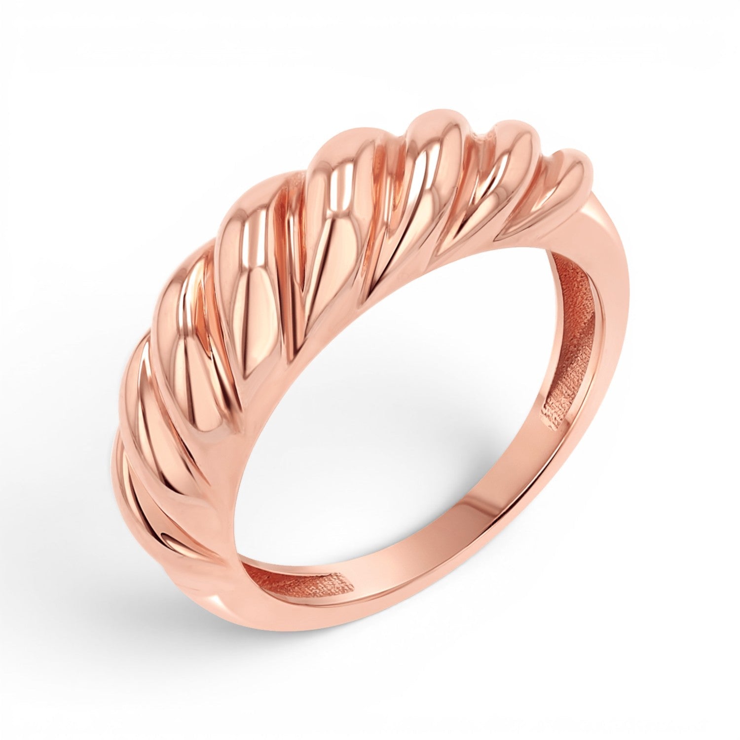 Celine Croissant Ring - Lotus Diamond