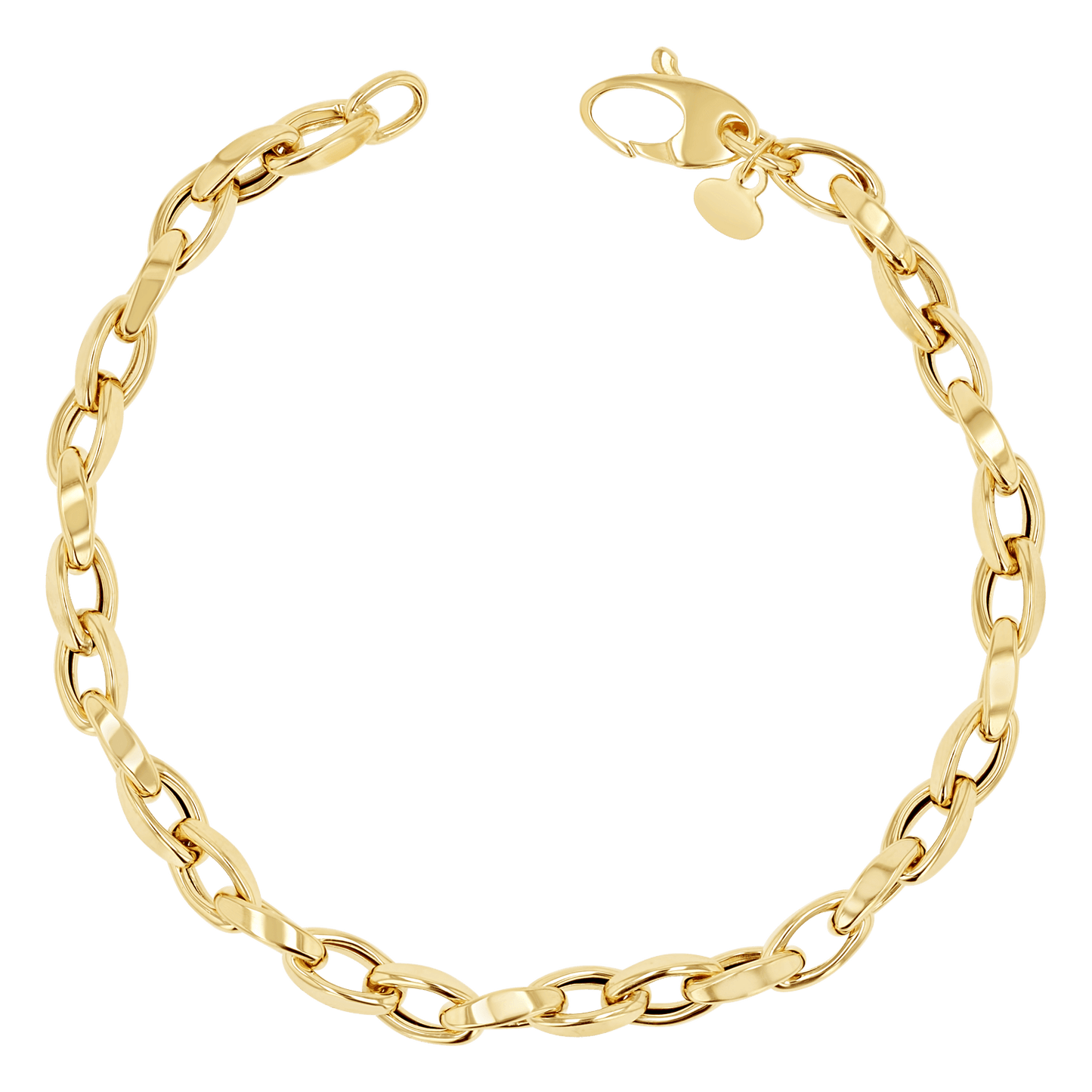 Celine Twist Link Bracelet - Lotus Diamond