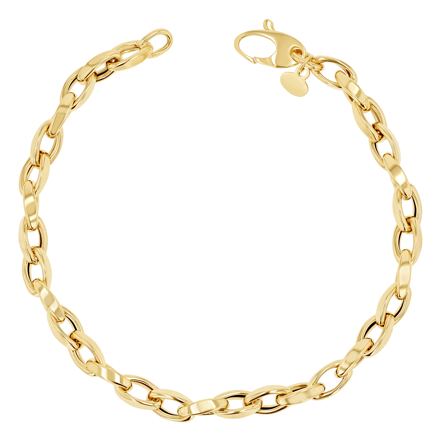 Celine Twist Link Bracelet - Lotus Diamond