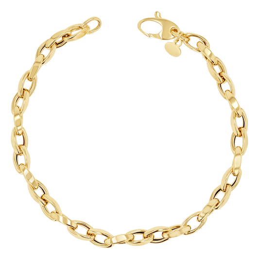 Celine Twist Link Bracelet - Lotus Diamond