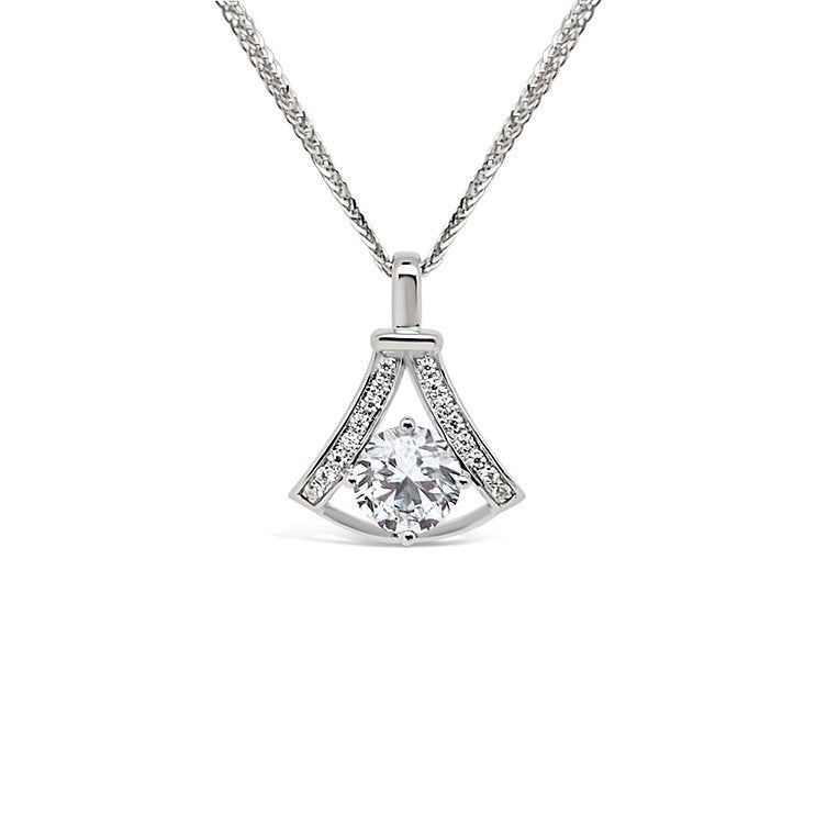 Christmas Bell Necklace 18K Diamond Pendant - Lotus Diamond